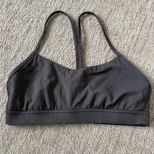 Lululemon Women's Black Sports Bra, Y bra